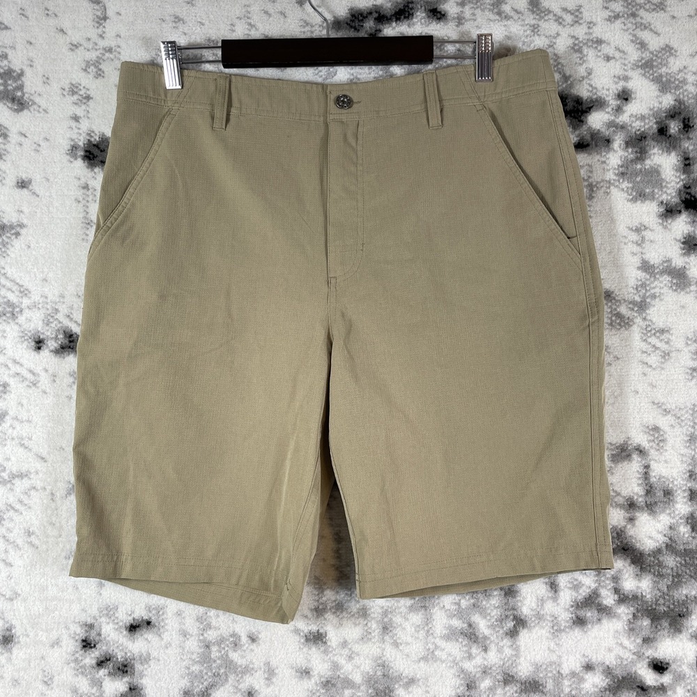 Gerry Shorts Mens Size 36 Brown Polyester Pockets Career Golf Trails‎